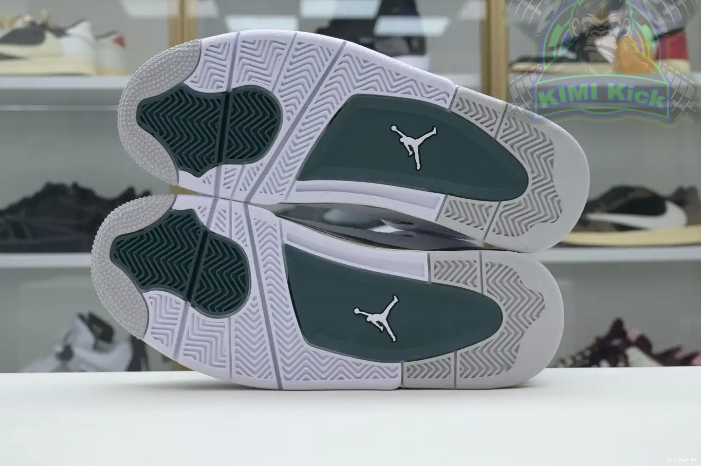 Kimikick Green Oxidized Jordan Air 4 0427